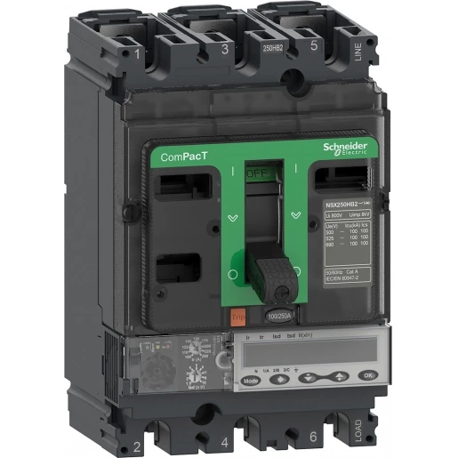 Schneider Electric NSX250HB2 100KA AC 3P 250A 5.2E