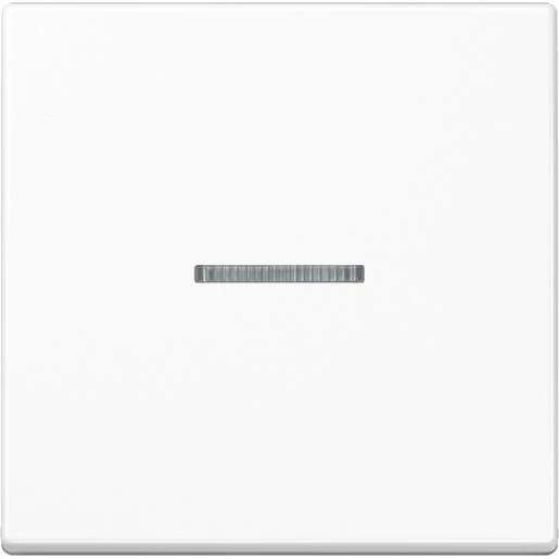Jung A range tastafdekking standaard a500 slagvast enkelvoudig Glanzend wit RAL 9016 FMA1700BFWW