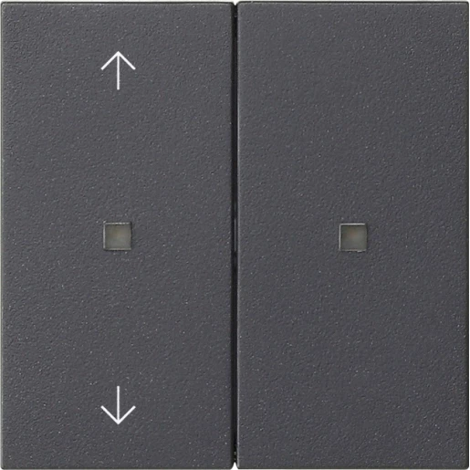 Gira KNX RF bed.el.-op.st. 2-v pijlen System 55 antraciet