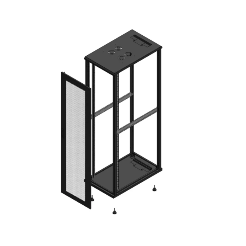 Gigamedia Vloer patchkast AV enkel PER SP EX 19" 47HE 600x1000mm Zwart GGM 7047610PPSSPEX