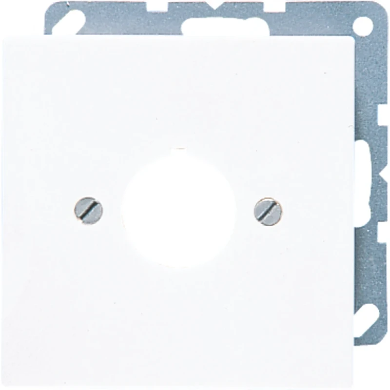 Jung LS range centraalplaat apparaat 22,5m ls990 Basiselement met centrale afdekplaat 1 connector Zonder label wit LS964WW