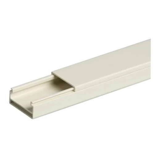 Attema P25 leidingkanaal 4000x25x13mm PVC Bodemperforatie met deksel wit RAL 9010 AT9274