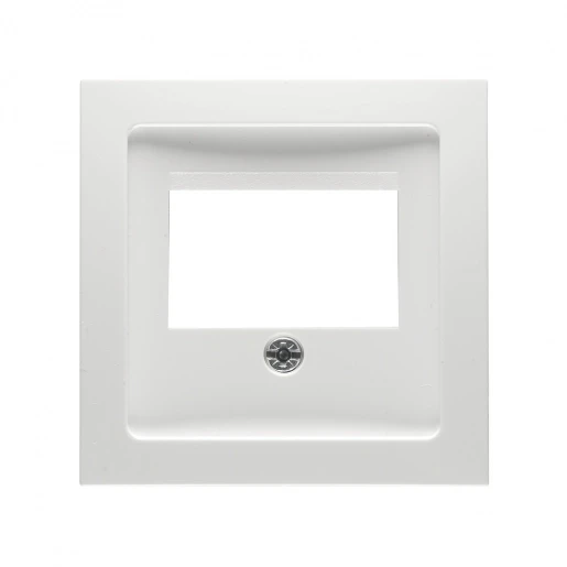 Peha Badora Centraalplaat Duitse telefoon TAE 1 connector Zonder label wit 00318241