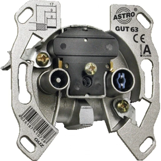 Astro GUT antenne contactdoos 2v TV rijgdoos 13dB 140822