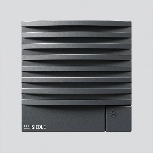 Siedle 6+n Deurluidsprekermodule 6+N spreken/bellen kunststof grijs 200038809-00