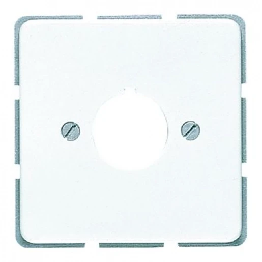 Jung CD range centraalplaat 22,5mm cd500 Basiselement met centrale afdekplaat 1 connector Zonder label wit J564