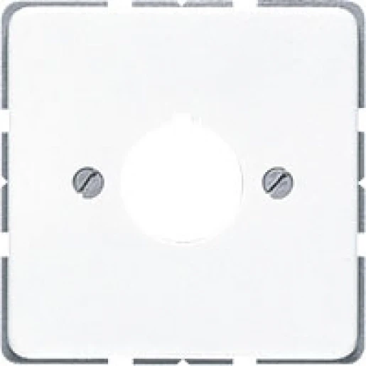 Jung CD range centraalplaat 22,5mm cd500 Basiselement met centrale afdekplaat 1 connector Zonder label wit CD564WW