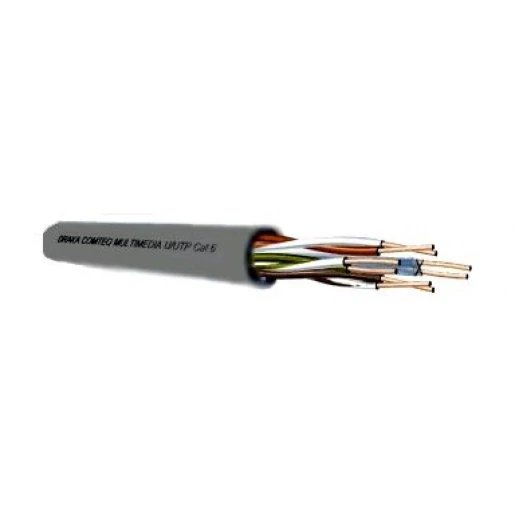 Draka UC400 HD Cat6 U/UTP PVC Grijs 4x2x0,54mm - 500mtr