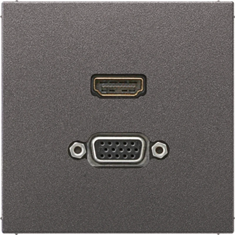 Jung LS range afdekking antraciet hdmi/vga MAAL1173AN