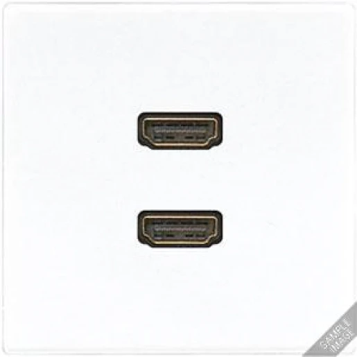 Jung LS range afdekking ls990 2x hdmi MALS1133