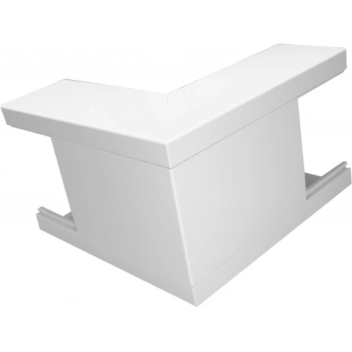 GGK buitenhoek wandgoot 62x110mm PVC RAL 9001 18372G