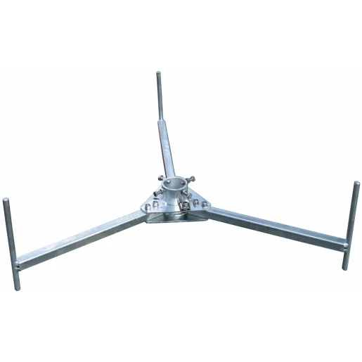 Dehn Hinged tripod f.air-term.rods d40mm l 4-5.5m/d50mm l 3m inclin.10°