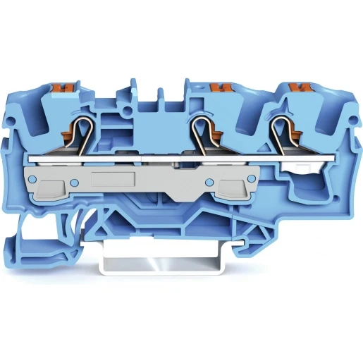 Wago 2206 Verbindingsrijgklem 1-10mm² eendr. 0,5-6mm² meerdr. Blauw