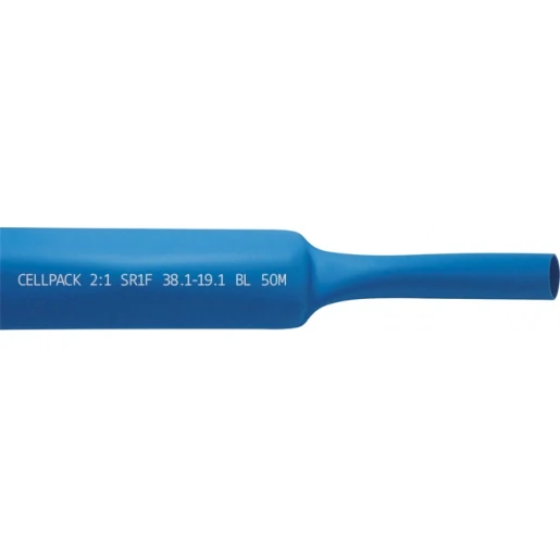 Cellpack KRIMPKOUS DUNW.KRIMPVERH.2:1 SR1F/38.1-19.1/BLAUW/50M
