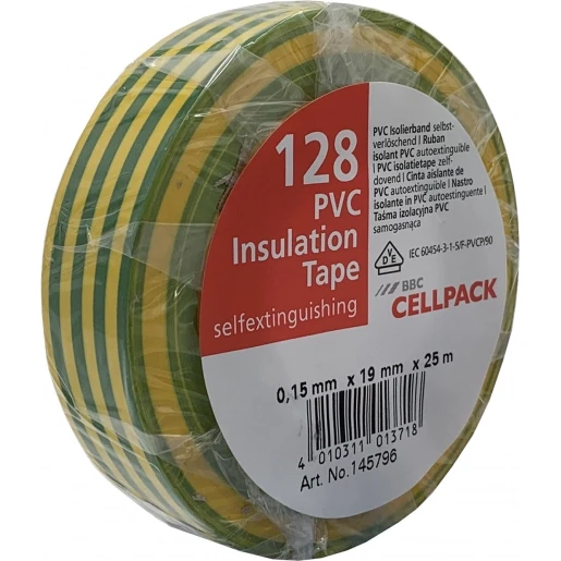 Cellpack TAPE PVC 128 19MMX25M GR/GL