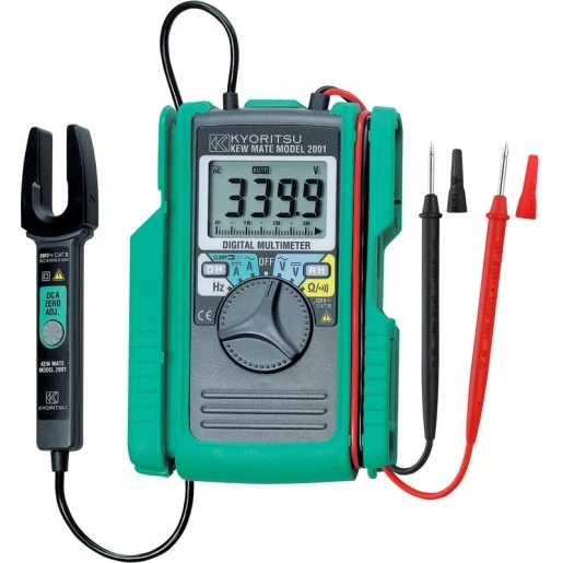 Kyoritsu Digitale multimeter + stroomtang 10mm 600v ac/dc cat iii digitaal 02001a01a