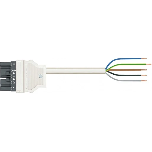 Wago SERIE 771 Patchkabel gebouwinstallatie 5p Stekker Vrij kabeluiteinde 6000mm