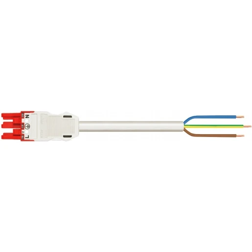 Wago SERIE 771 Patchkabel gebouwinstallatie 3p Contrastekker (female) Vrij kabeluiteinde 1000mm