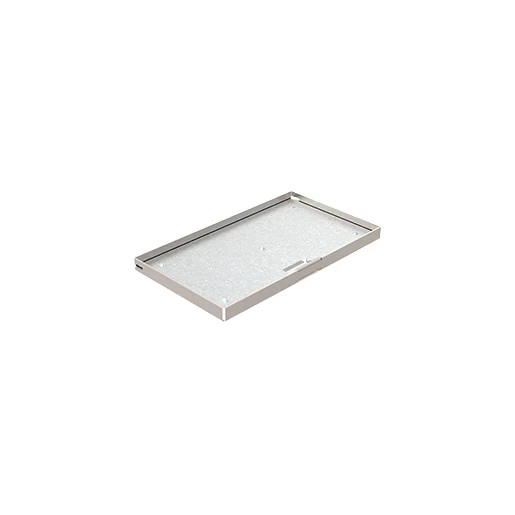 HPL dekselset 3-voudig RVS 115x199mm 583.0030D