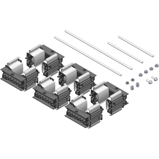 nVent Eriflex FleXbus Steun Kit verticaal 3 Polig 87,5mm x 119mm
