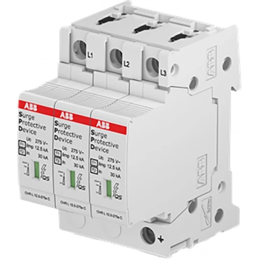 ABB OVR T1-T2 3L 12.5-275s P QS Surge Protective Device