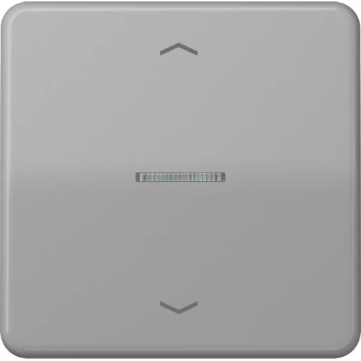 Jung CD range HOME stuurafdekking pijl enkelvoudig Glanzend grijs RAL 7038 BTCD17101PGR