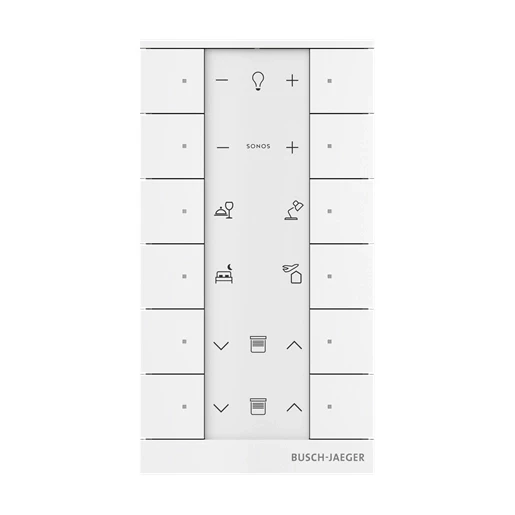 ABB Busch-Jaeger F@home Tenton Bedieningselement wit IP20 RAL 9016 2CKA006220A0893