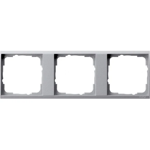 Gira Event tussenring 3-v aluminium helder 1463726