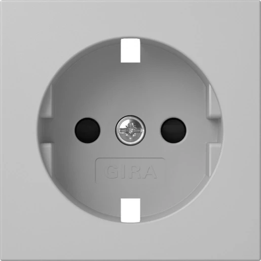 Gira System 55 afdekking wandcontactdoos ra sh system 55 grijs m 4921015