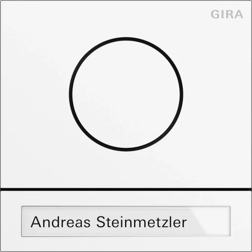 Gira System 106 Deurstationmodule spreken/bellen enkelvoudig wit 5565902