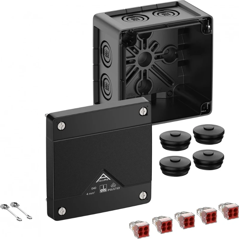 Spelsberg Abox Pro 040-4q/sw Aftakdoos