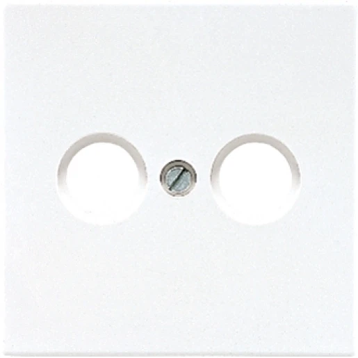 Jung LS range centraalplaat tv-doos ls990 1 connector Zonder label wit LS990TV
