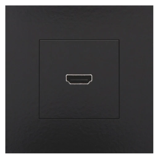 Niko Centraalplaat- (onderdeel) HDMI-HDMI HDMI Centraalplaat 1 connector Zonder label zwart 200-69417