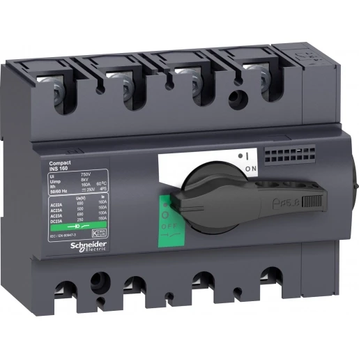Schneider Electric Lastscheider IP40 4p 125A