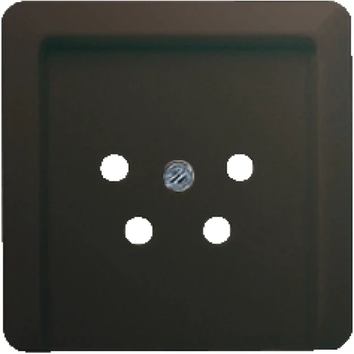 Jung CD range centraalplaat ptt-doos cd500 TAE 1 connector Zonder label bruin CD561TFBR