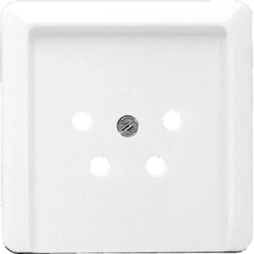Jung CD range centraalplaat ptt-doos cd500 TAE 1 connector Zonder label wit CD561NTFWW