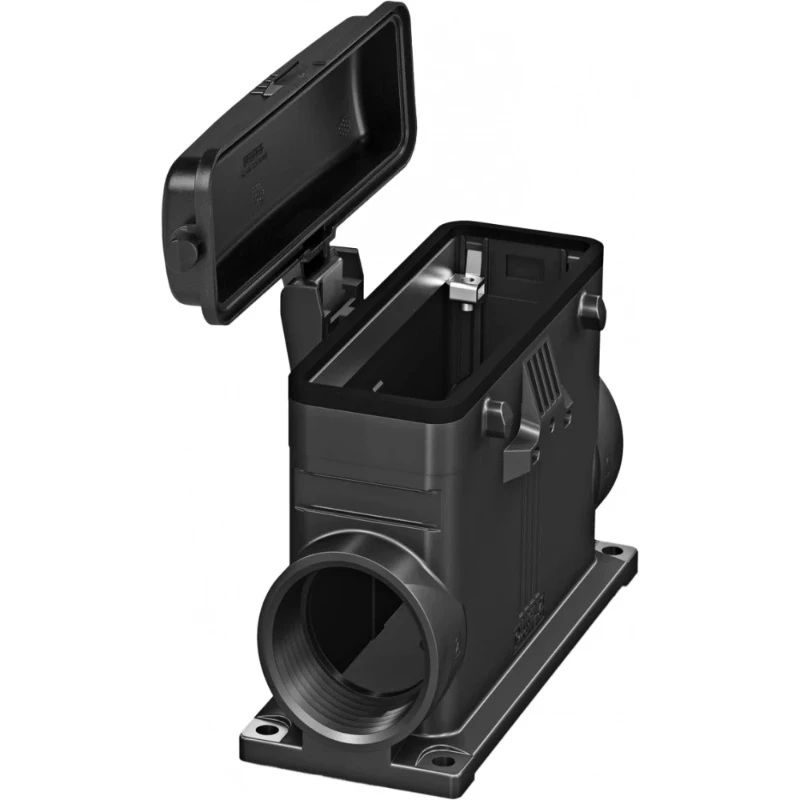 Phoenix Contact HC Behuizing rechthoekige connectoren IP66 B57mm H84mm Sokkelbehuizing Zij