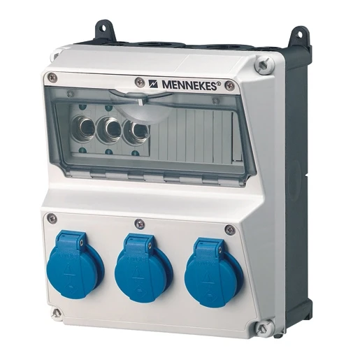 Mennekes AMAXX contactdoos combinatie 2 modules