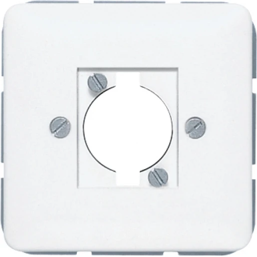 Jung CD range centraalplaat luidspreker cd500 Luidsprekeraansluiting 1 connector Zonder label wit CD568-1WW