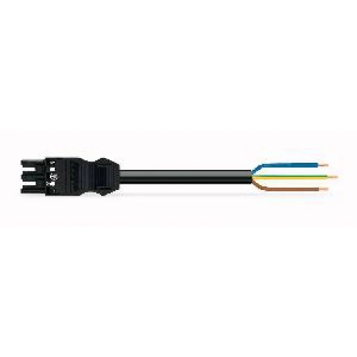 Wago Serie 771 Patchkabel gebouwinstallatie 3p Contrastekker (female) Vrij kabeluiteinde 7000mm