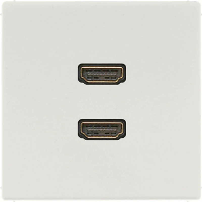 Jung LS range afdekking ls990 licht grijs 2x hdmi MALS1133LG