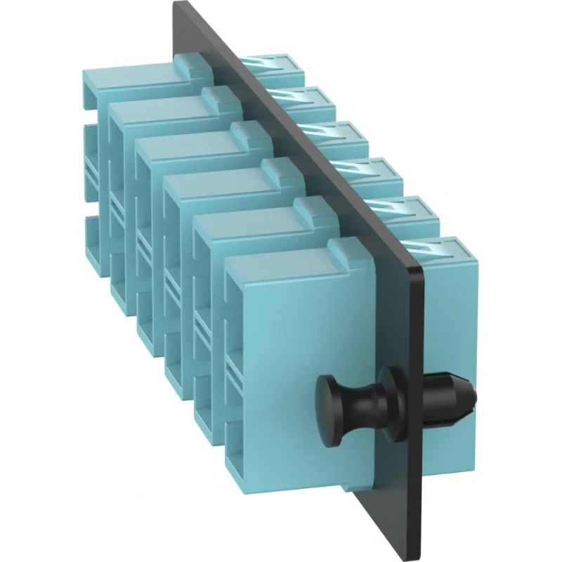 Panduit FAP Module + 6x 10GIG F/O koppeling - zirconia split mouwen SC-duplex Metaal FAP6WAQDSCZ