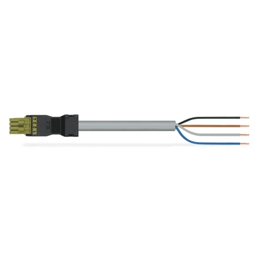 Wago Serie 891 Patchkabel gebouwinstallatie 4p Contrastekker (female) Vrij kabeluiteinde 1000mm