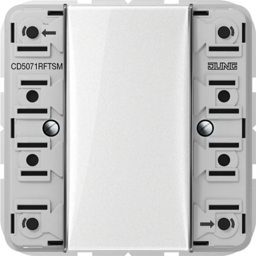 Jung CD range RF tastermodule CD500 KNX 1kanaal CD5071RFTSM