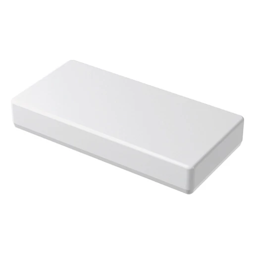 GGK eindstuk wandgoot (1 stuk = 10) 110x62mm PVC onbehandeld RAL 9001 18373G