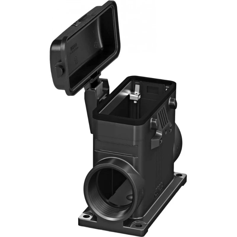 Phoenix Contact HC Behuizing rechthoekige connectoren IP66 B57mm H84mm Sokkelbehuizing Zij