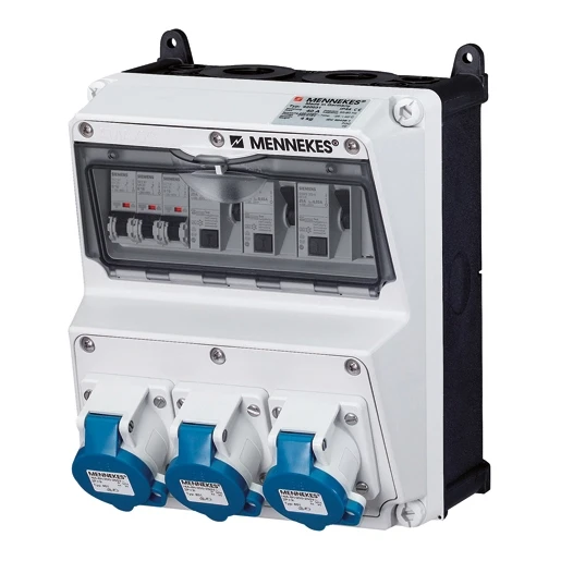Mennekes AMAXX contactdoos combinatie 2 modules