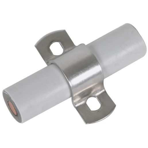Dehn Two-screw cleat for cui conductor d 20mm with fixing hole 6.5x8.0mm s