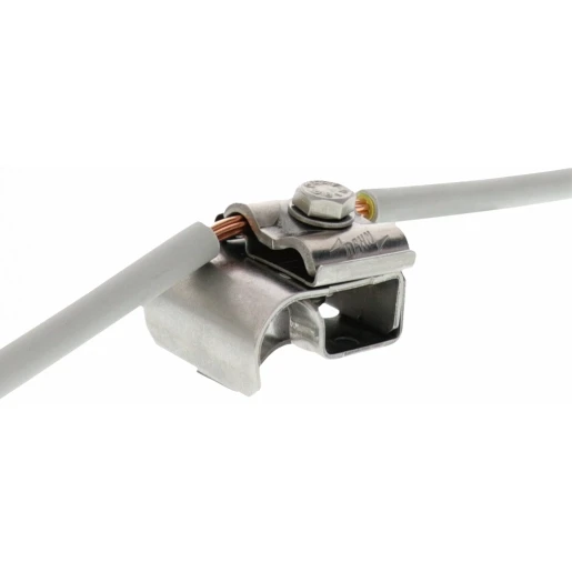 Dehn Gutter clamp stst f.bead 16-22mm w.double cleat f.rd 8-10mm cross-s