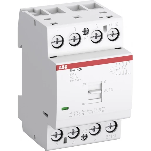 ABB System Pro M Compact Modulaire installatiemagneetschakelaar 40A 3NO 1NC AC/DC 24V 1SAE342111R0131